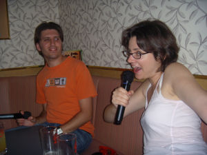 Japan (Aug 25- Sept 10 09) - Karaoke - Jason and Diana duet
