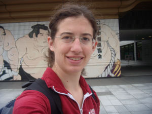 Japan (Aug 25- Sept 10 09) - Tokyo -  Me at the sumo museum, take 2